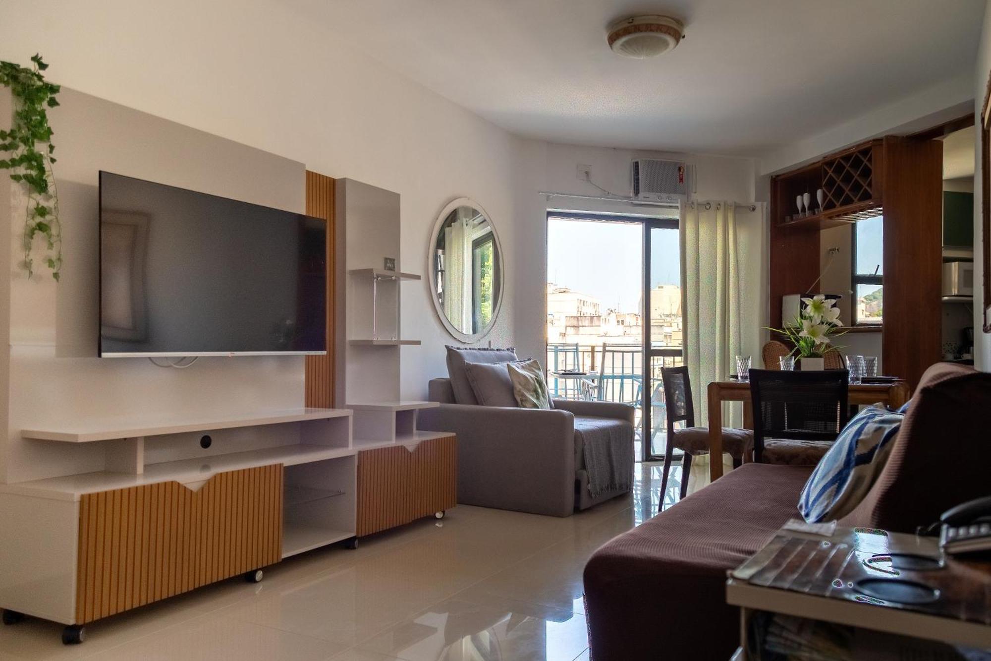 Praia Ha 5Min A Pe! Varanda Alta Com Vista! Piscina, Academia, Portaria 24Hrs, Shopping Ao Lado! Ріо-де-Жанейро Екстер'єр фото
